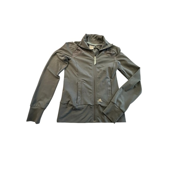 adidas Jackets & Blazers - Adidas Womens Jacket Clima365 LightWeight Size XS Black Full Zip High Collar EUC